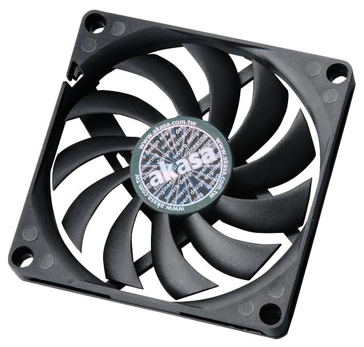 12V DC 4 Pin Slimline PWM Fan - 80 x 80 x 10.8mm