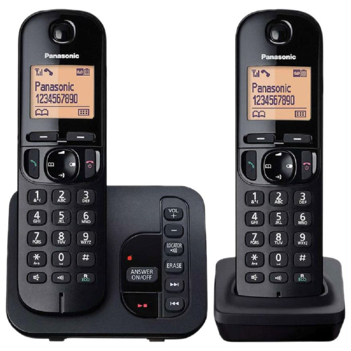 Cordless DECT Phones with Answering Machine - Twin Handsets