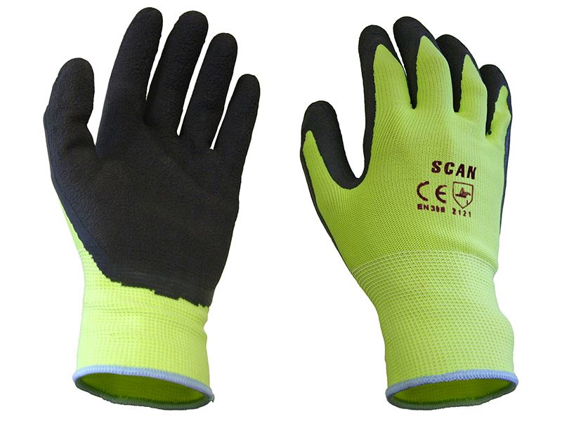 Foam Latex Coated Gloves