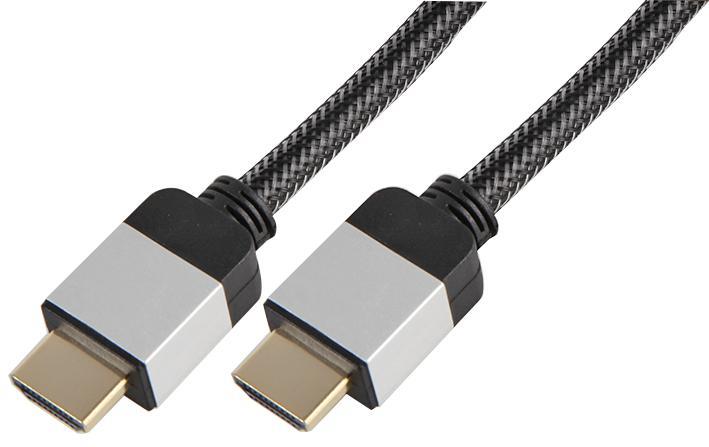 AV STAR Premium High Speed HDMI Lead, Male to Male, Gold Contacts - Braided