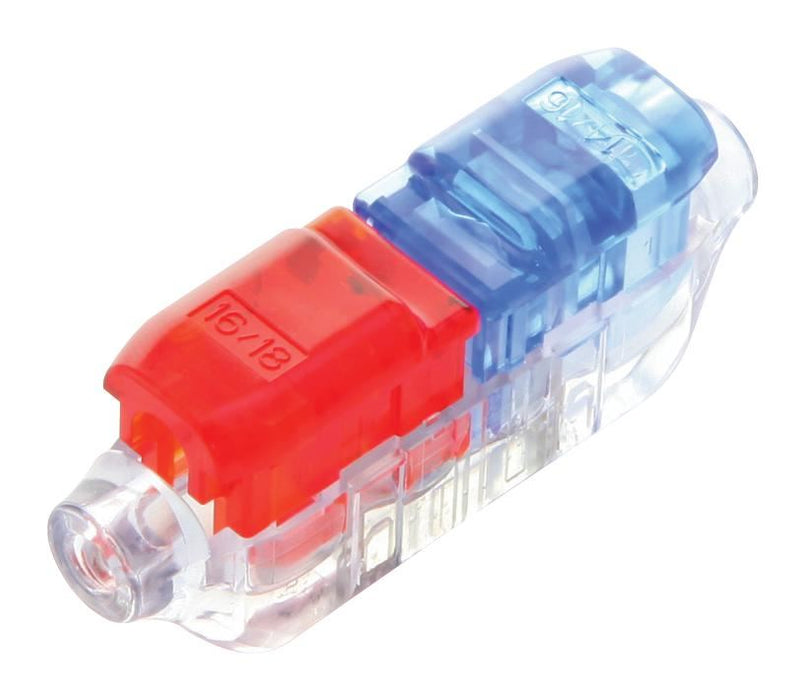 Coolsplice, Quick Connector, 14/16 to 16/18 AWG, Red/Blue