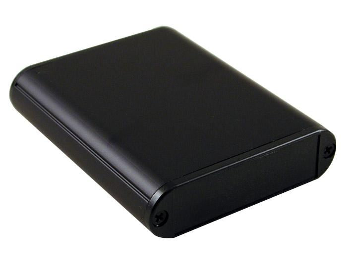 IP54 1455 Series Black Extruded Aluminium Instrument Enclosure