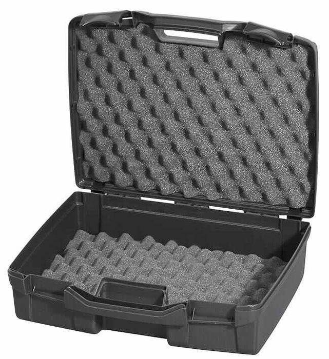 HiLo Black Polypropylene Storage Case with Foam Insert 121mm x 370mm x 307mm