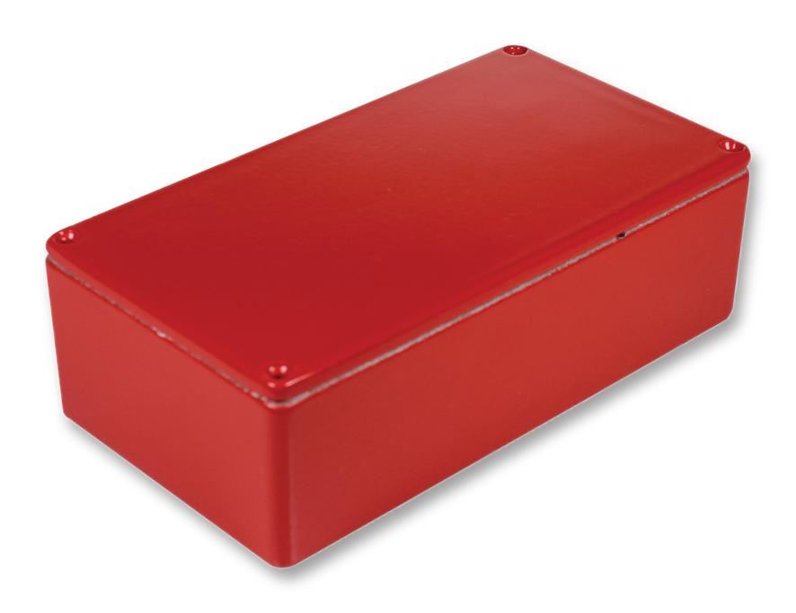 IP54 Red Die Cast Aluminium Project enclosure