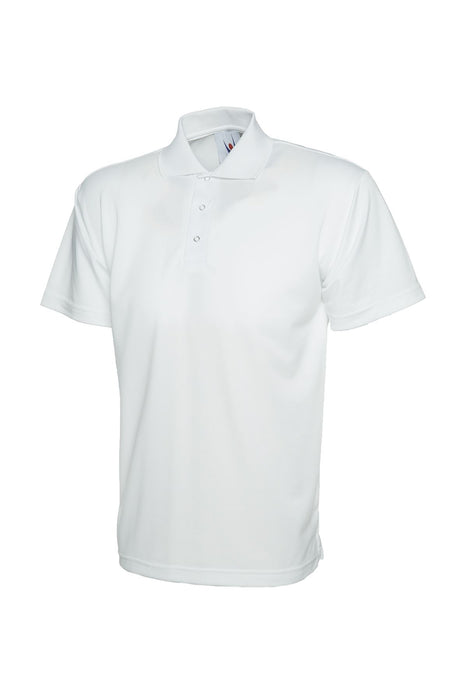 Unisex Processable Poloshirt	 - 100% Polyester Pique Knit Fabric