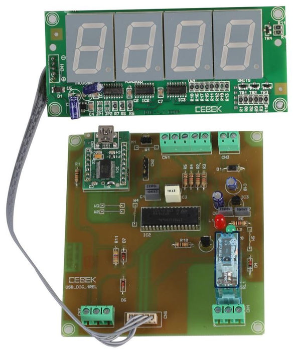 4-Digit USB Counter with 1" LED Display