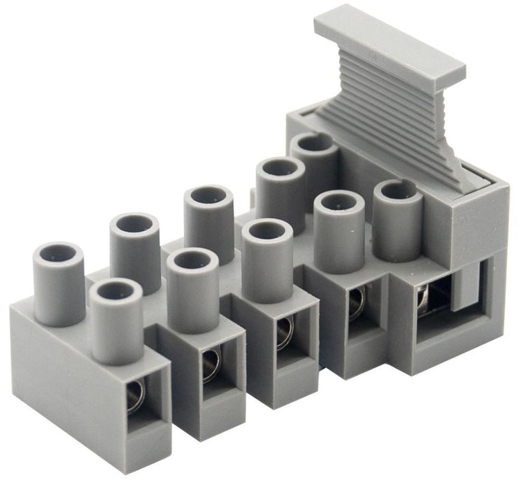 5-Pole Vertical Fuse Terminal Block, No Earth, 450V, 24A