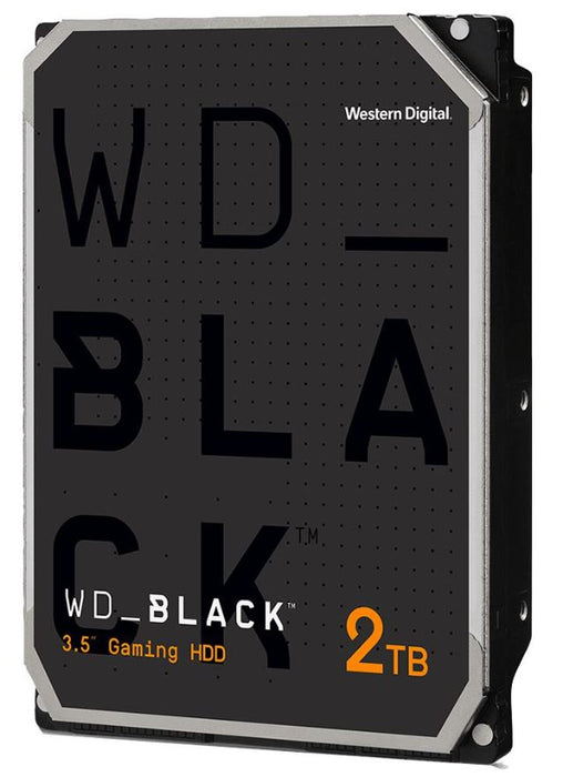 Black 3.5" Internal HDD SATA 6GB/s - 2TB, 7200RPM