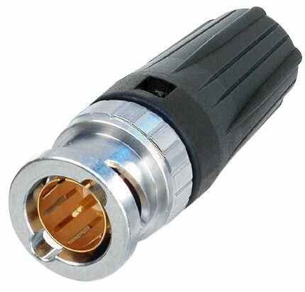 75 ohm BNC rearTWIST HD Plug - For up to 6.9mm Cable