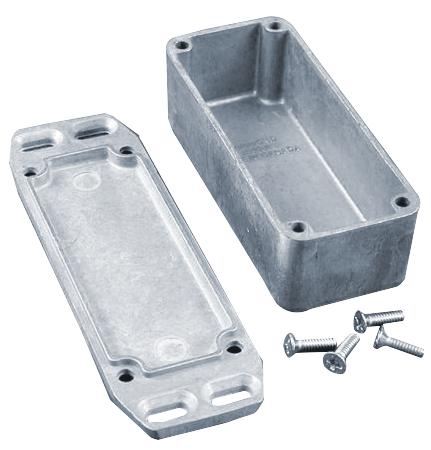 IP54 Die Cast Aluminium Instrument Enclosure with Flanged Lid