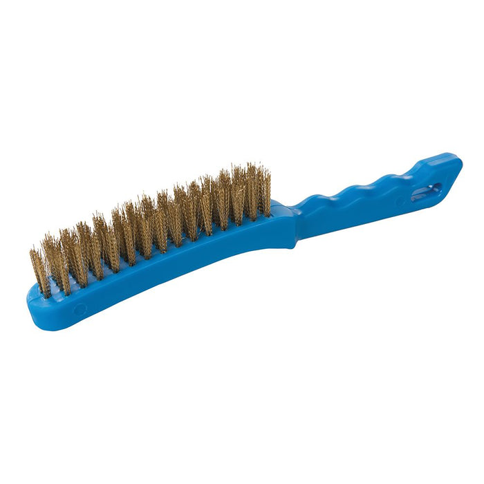 Brassed Wire Brush Plastic - 4 Row