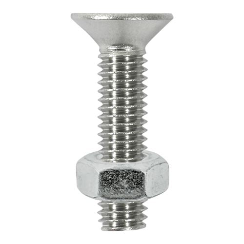 Countersunk Socket & Nut - A2 Stainless Steel