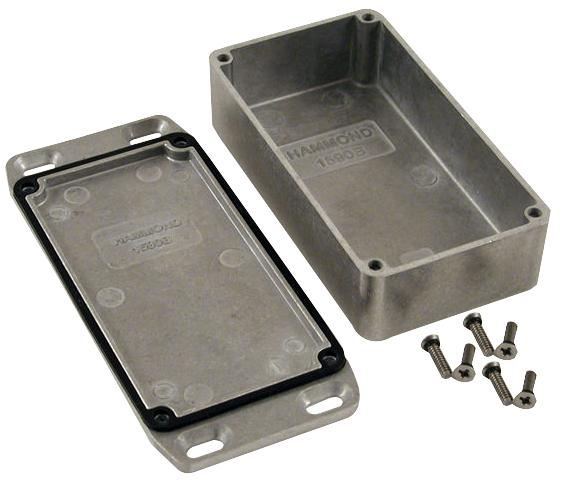 IP65 Die Cast Aluminium Instrument Enclosure with Flanged Lid