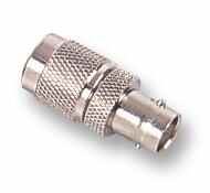 MULTICOMP PRO - BNC Socket to TNC Plug Adaptor, 50 ohm, Nickel Plated Brass Body