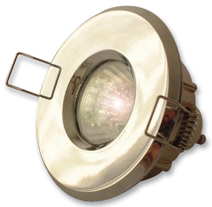 IP65 Downlight, 240V GU10 Brass