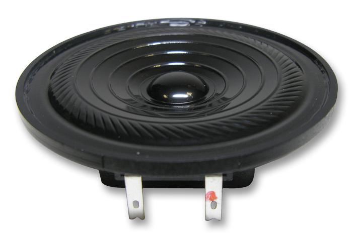 2.5" Waterproof Full Range Speaker Driver, 50 Ohm, 1W RMS