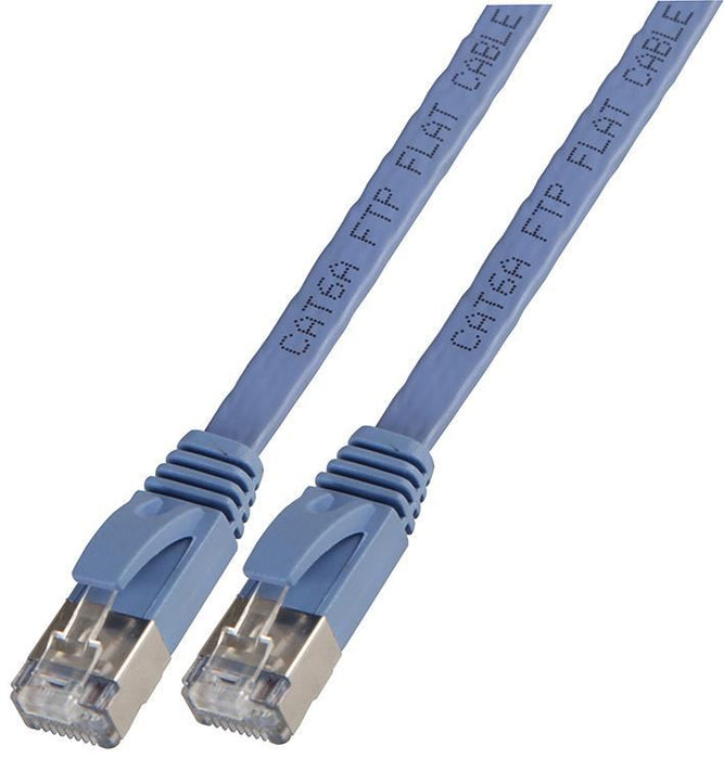 Flat Cat6a STP Ethernet Patch Lead