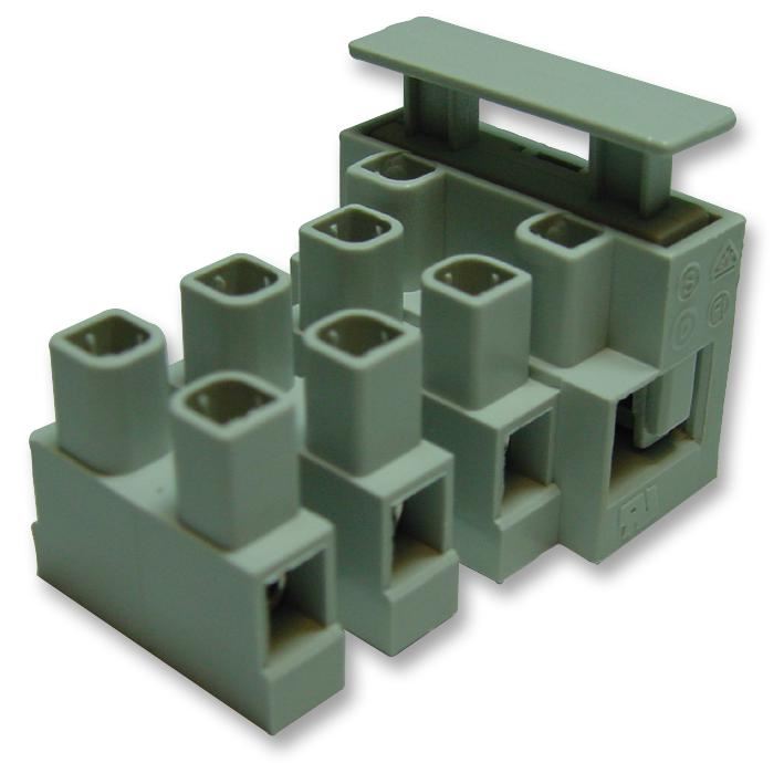 Fused Terminal Block, 4 Way