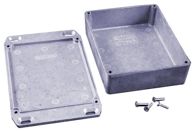 IP54 Die Cast Aluminium Instrument Enclosure with Flanged Lid