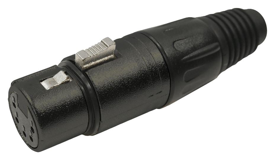 5 Pole XLR Inline Black