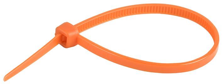 Nylon Cable Ties 150mm x 3.6mm Orange 100 Pack