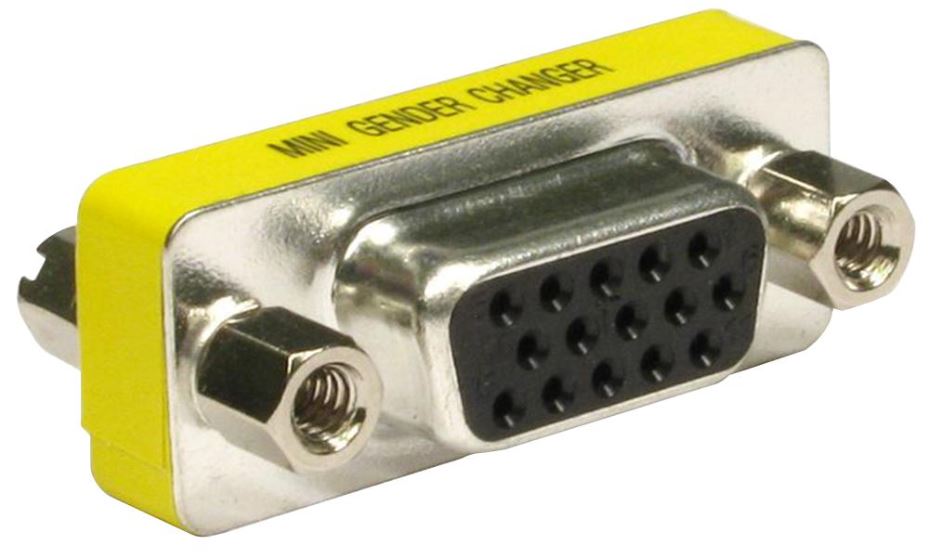 15-Way D Female-to-Female VGA Coupler