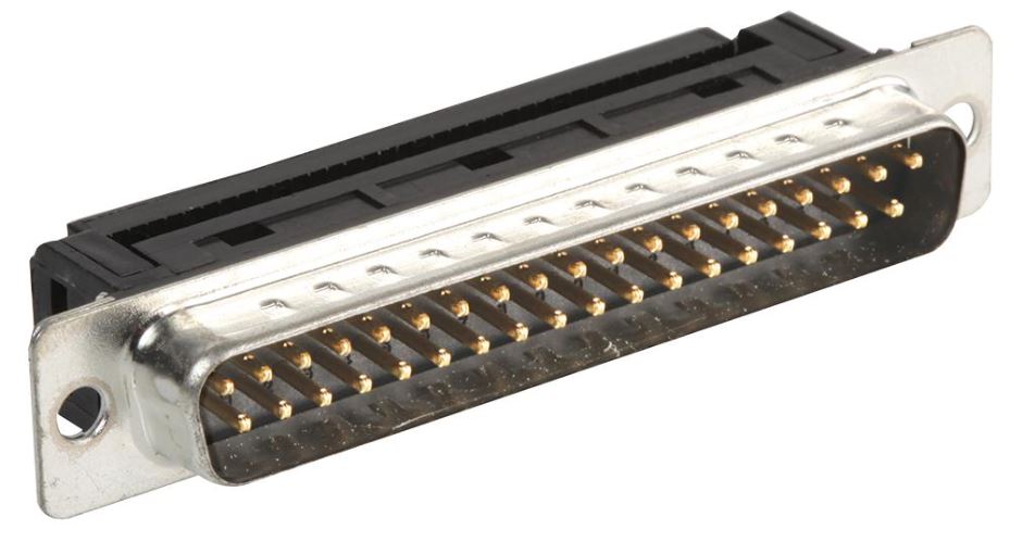 37 Pin Unthreaded IDC D-Sub Plug