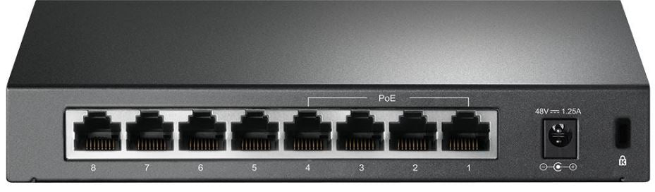 8 Port Fast Ethernet Desktop Switch with 4 Port PoE