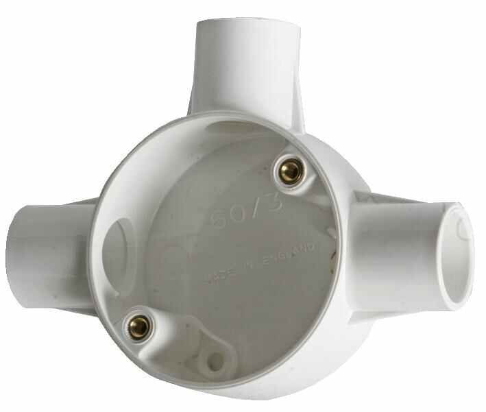 3 Way T Box System White