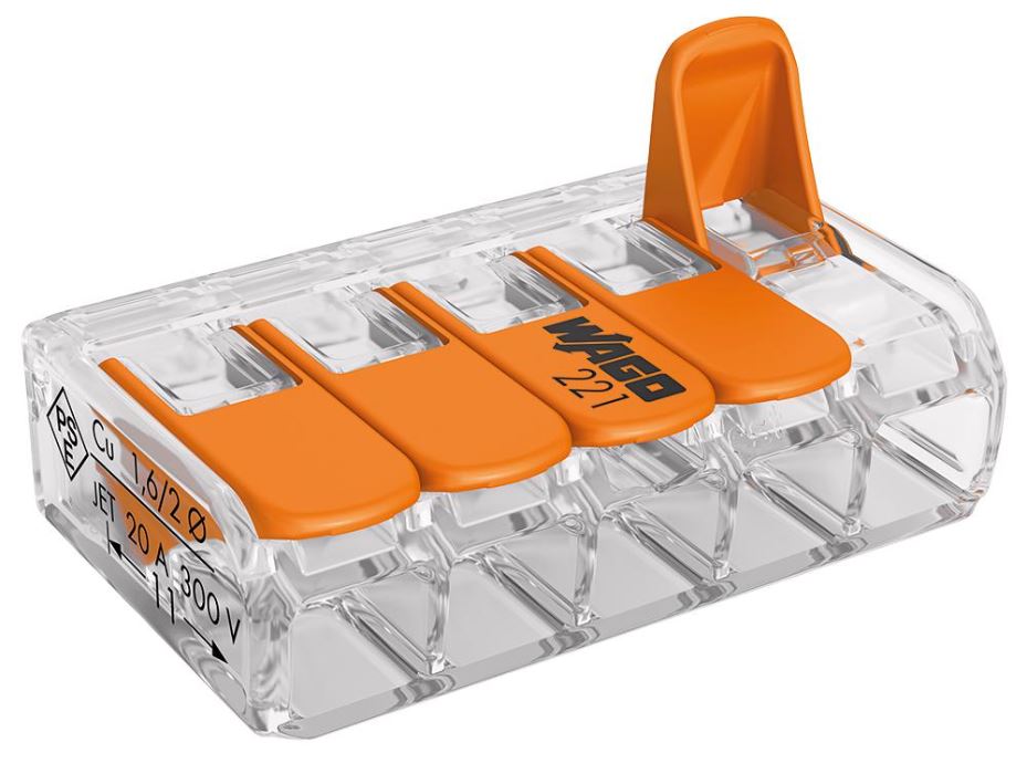 Terminal Block / Splicing Connector with Lever Lock 4mm 450V 32A