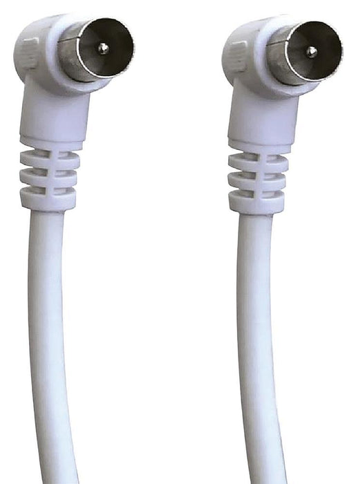 2M PLUG TO PLUG COAX LEAD, RIGHT ANGLE