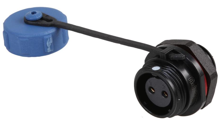 Circular Threaded Panel Mount Connector Socket - IP68