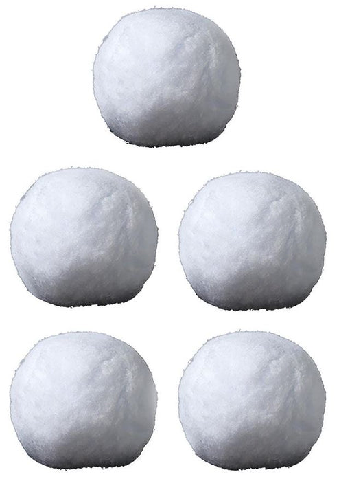 Raraion - Fabric Snowball Christmas Decorations, Pack of 5