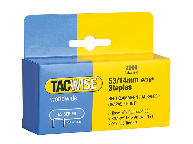 53 Light-Duty Staples (Type JT21  A)