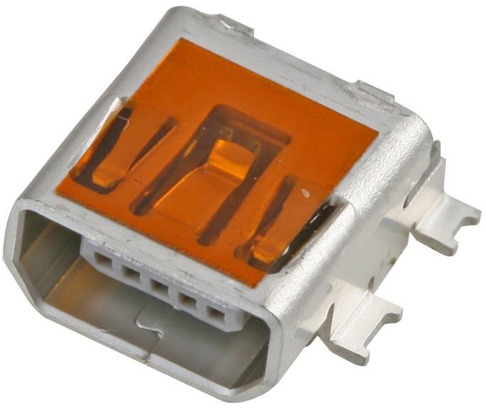 Socket, USB Mini-AB SMT