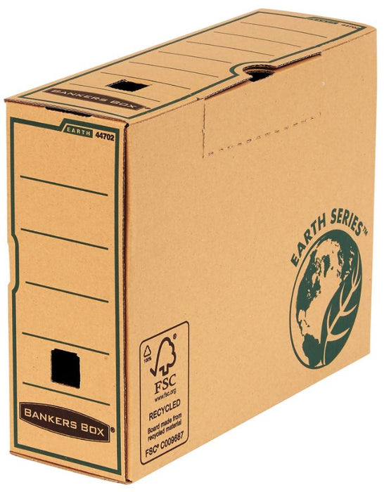 A4 Earth Series Bankers File Transfer Box - 103x254x319mm