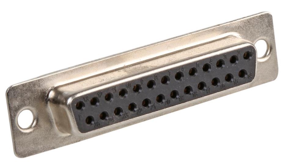 25 Pin D-Sub Socket