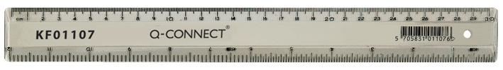 12"/ 30cm Clear Ruler