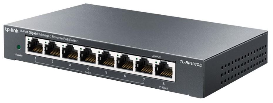 8 Port Gigabit Managed Reverse PoE Switch