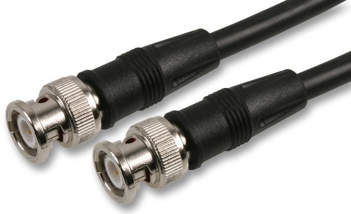 BNC Male to BNC Male RG59 Coaxial Lead, 75 Ohm