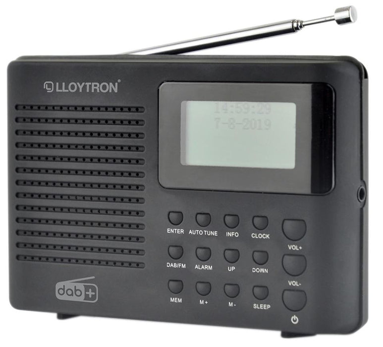 2W Portable Radio DAB+/FM/Clock