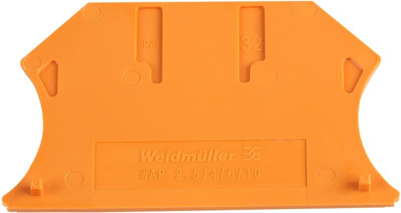 End Plate, WAP 2.5-10, Orange