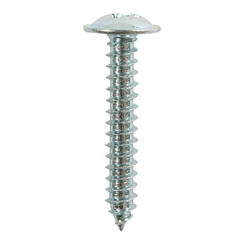 Metal Tapping Screws PZ2 Flange Head Self Tapping Zinc. Mix Sizes