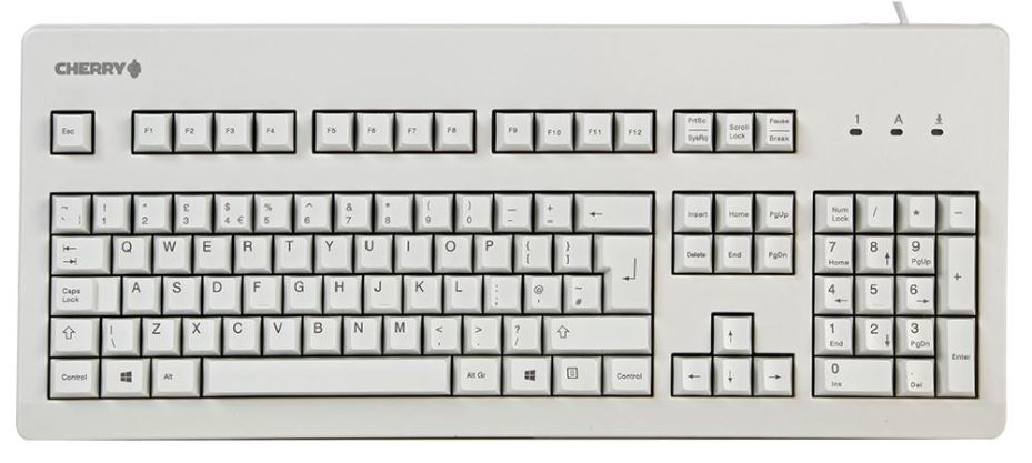 G80 3000 Black Switch Keyboard Corded