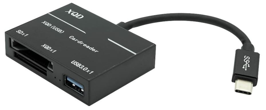 USB-C XQD & SD Card Reader