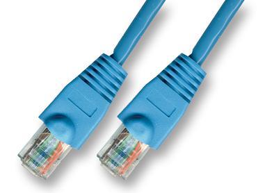 RJ45 Cat5e Ethernet Patch Lead, 5m Blue