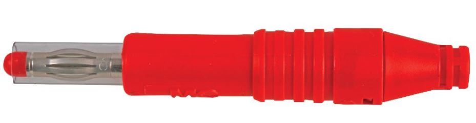 4mm Retractable Banana Plug, Red