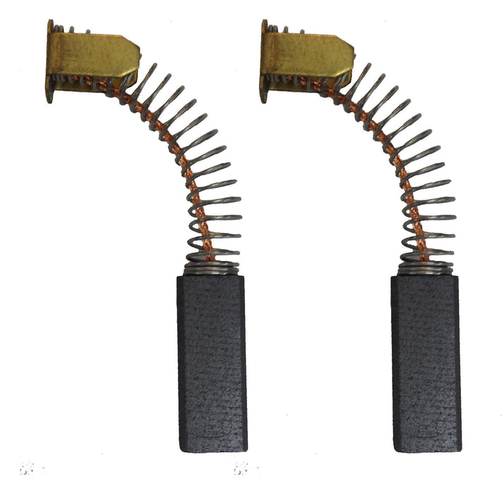 2x Carbon Brushes - Use on Black & Decker Lev Grinder (Size - 6 X 8 X 22/20)