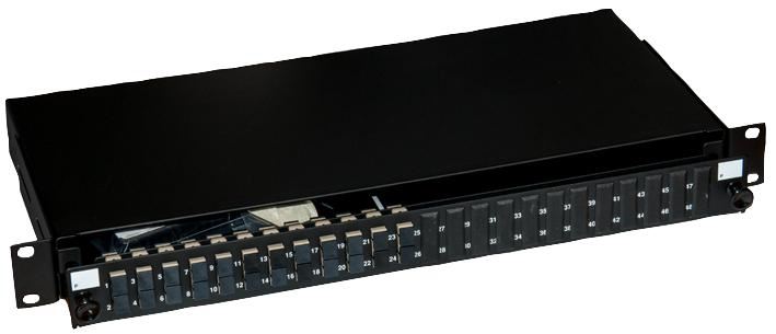 12 Duplex SC Multimode Sliding Fibre Patch Panel