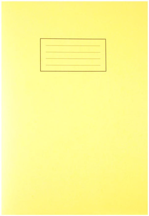 A4 Lined Yellow Exercise Book - 80 Pages